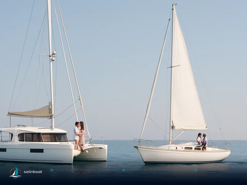 Catamaran vs Sailing Yacht: Which Is Better for Couples?