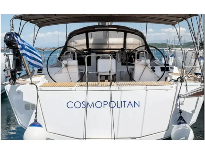 Cosmopolitan - ( The boat is located in the Port of Sivota, Lefkada )